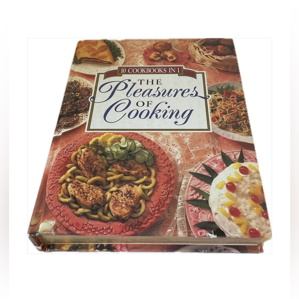 The Pleasures of Cooking 10 Cookbooks in 1 Vintage Cookbook Hardcover 1993